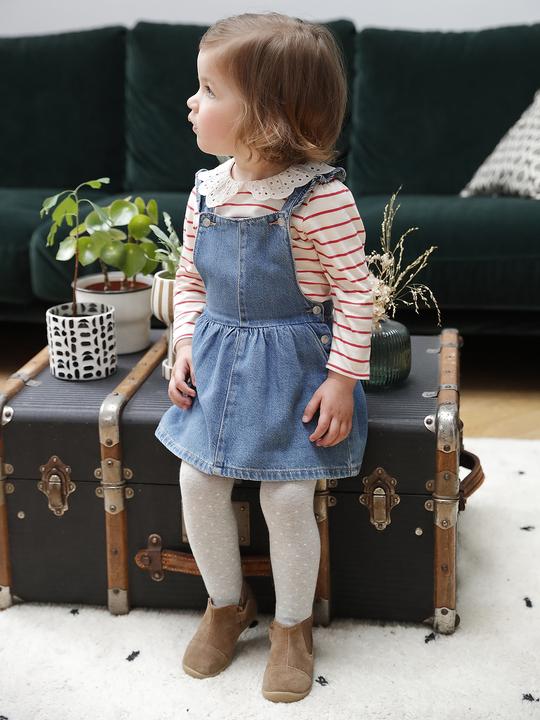 Image du produit Vertbaudet Baby Jeans-Latzkleid Oeko-Tex (92)