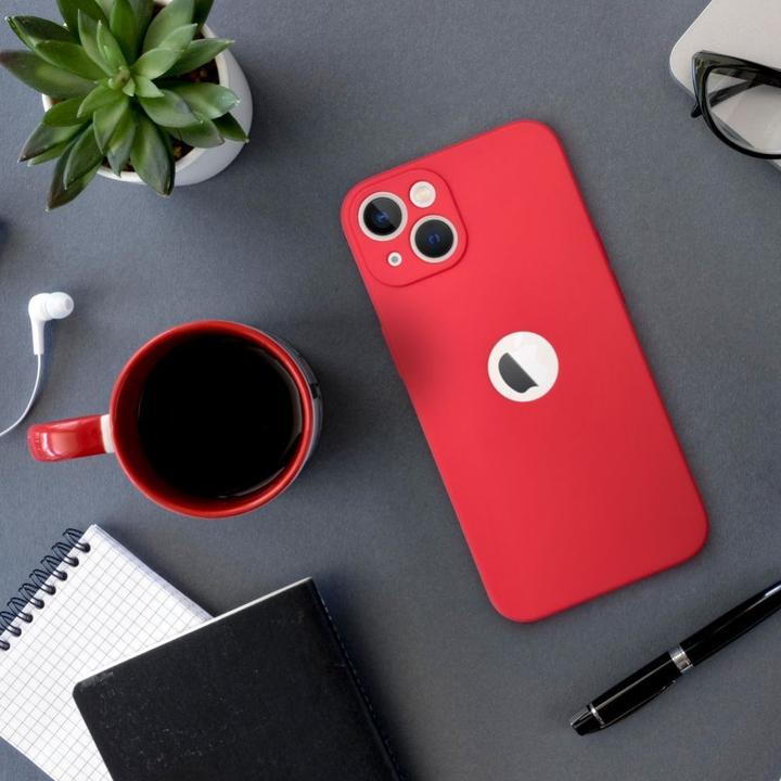 Actual product image OEM Display SOFT case for IPHONE 14 Plus red (Apple iPhone 14 Plus)