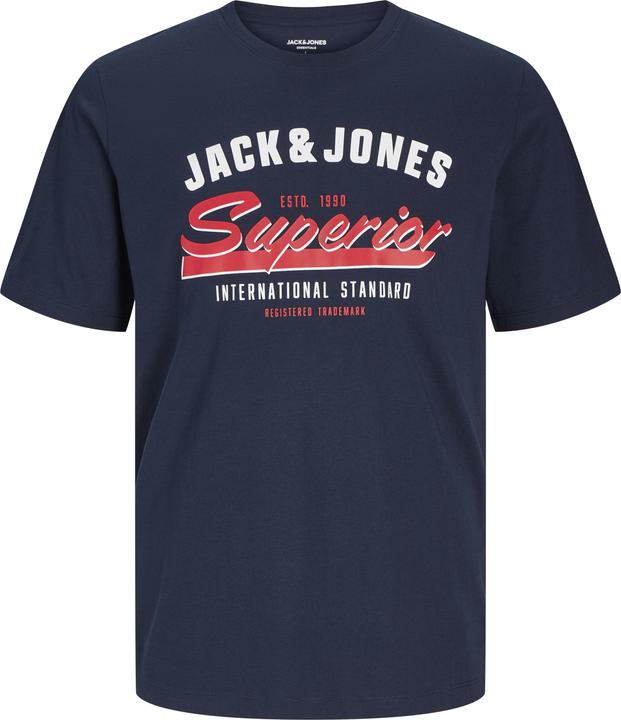 Produktbild Jack & Jones Jjelogo Tee Ss O-Neck 2 Col Aw24 S Pls (7XL)