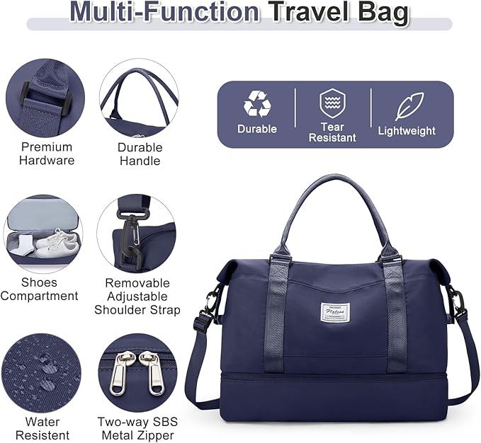 Image du produit Only-Bags.Store 3pcs Voyage avec un grand Carry-on sac, un sac de sport, et un bagage étanche