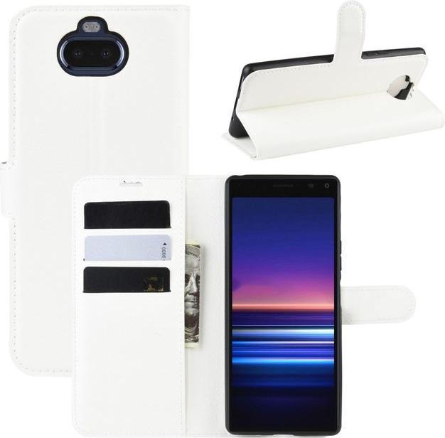Actual product image MU Classic Litchi Leather Bookcover Series (Sony Xperia 8)