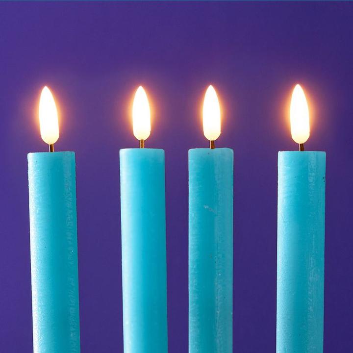Actual product image Werner Voss Stick candle LED, blue 4pcs. (1 x)