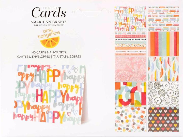 Image du produit American Crafts Carte à motifs Happy Live (1 pcs)
