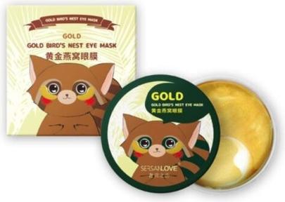 Sersanlove Eye Gel Mask Hydrogel Eye Patches Gold Bird'S Nest 60Pcs. (Patches)