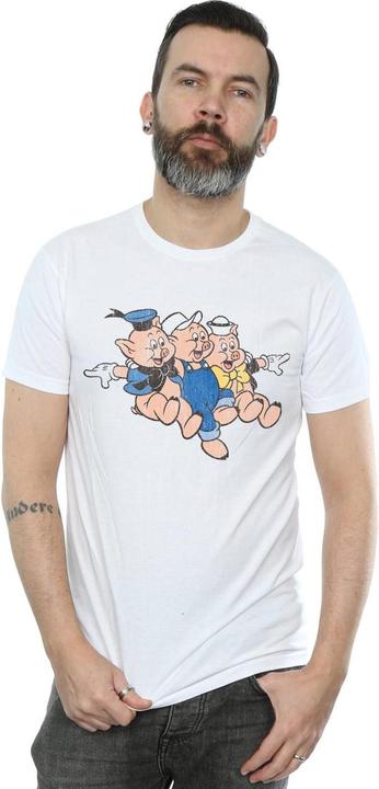 Image du produit Disney - T-shirt THREE LITTLE PIGS JUMP - Homme (M)