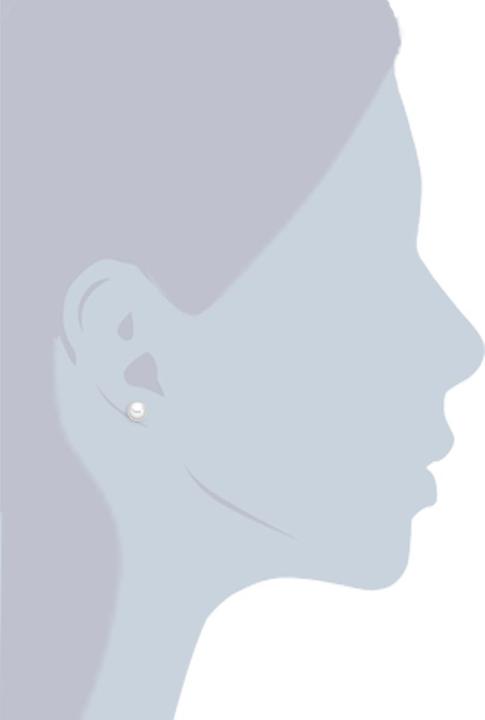 Produktbild Lulu & Jane Damen Messing Muschelkernperle silber - 29643 (Messing)