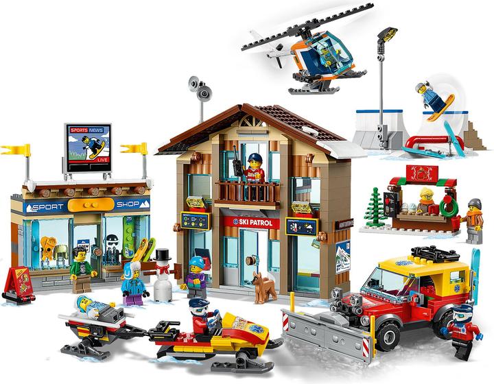 Actual product image LEGO ski resort (60203, LEGO City)