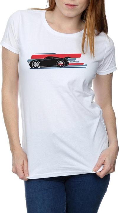 Image du produit Disney - T-shirt CARS JACKSON STORM STRIPES - Femme (XL)