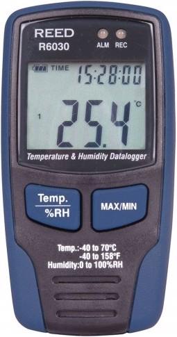 Actual product image Reed Instruments REED R6030 Temperature and Humidity Data Logger