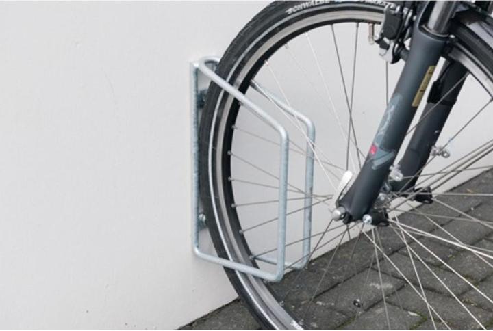 Wsm Fahrradklemmbügel 45 ° verzinkt Anzahl Radstände 1 für Wandbefestigung