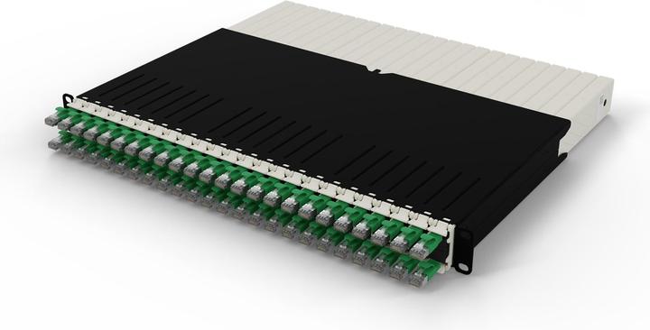 Immagine prodotto PATCHBOX uno / 8RU / Cat 6A, STP, 0,8 m, verde (STP, CAT6a, 0.80 m)