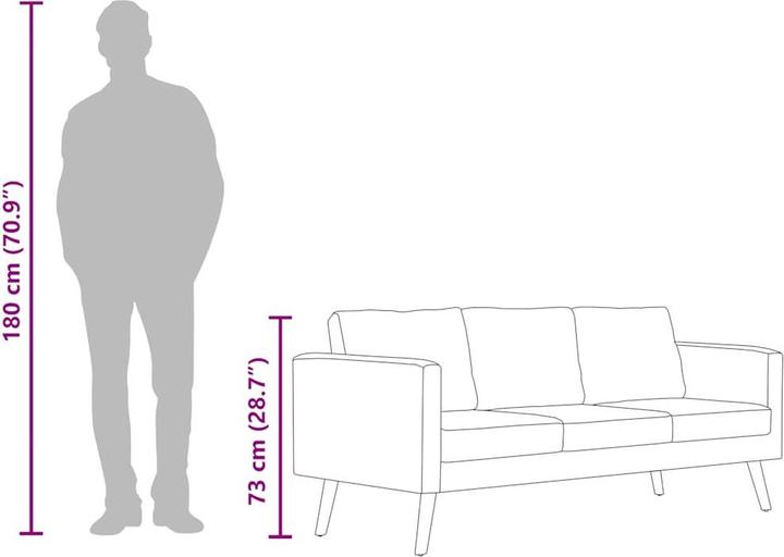 Produktbild VidaXL Canda (3-Sitzer)