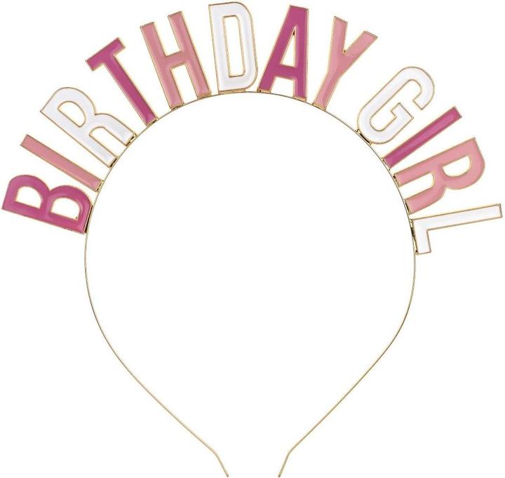 Image du produit Partydeco Serre-tête d'anniversaire fille