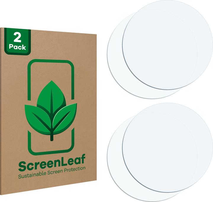 Actual product image ScreenLeaf Protective film sustainable screen protector screen protector film clear transparent (2 Piece, Xiaomi Poco F6)