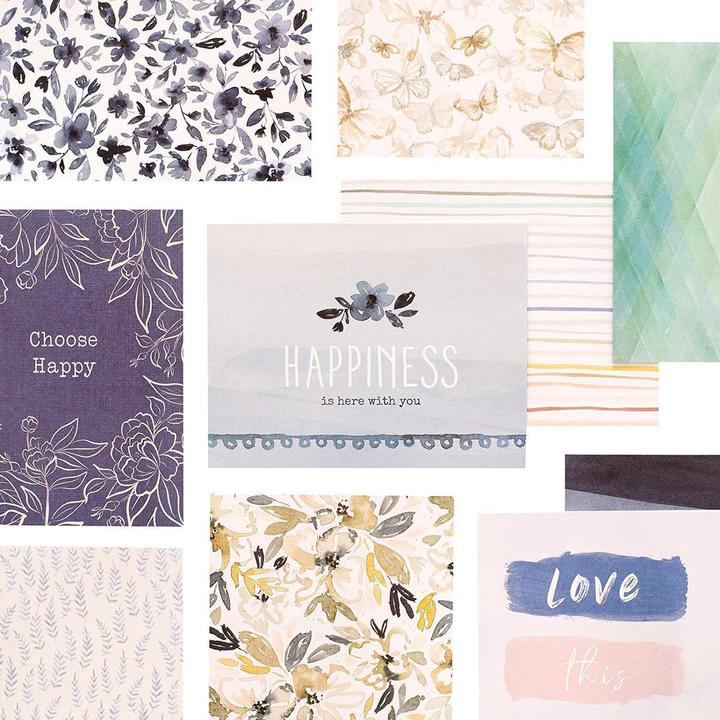Image du produit American Crafts Jeu de cartes à motifs Indigo & Ivy 40 pièces (1 pcs)