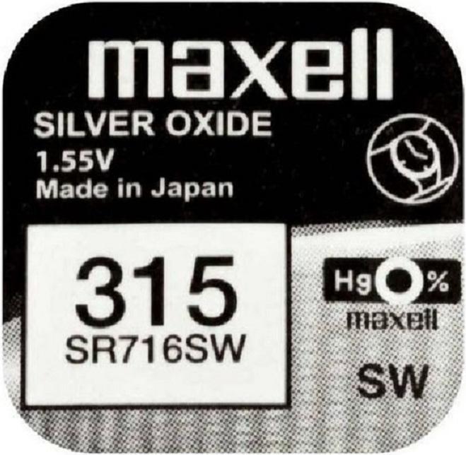 Produktbild Maxell SR716SW (10 Stk., SR67, 23 mAh)