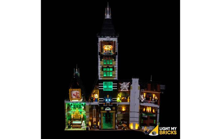 Actual product image Light my bricks LED Light Set for LEGO Fairground Haunted House