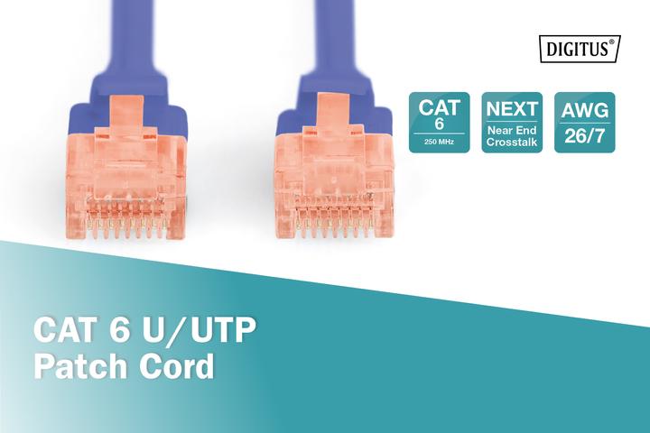 Produktbild Digitus Patchkabel (U/UTP, CAT6, 1 m)
