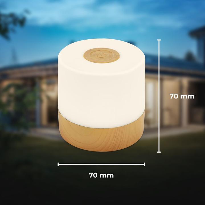 Immagine prodotto B.K.Licht Lampada da tavolo a LED ricaricabile (150 lm)