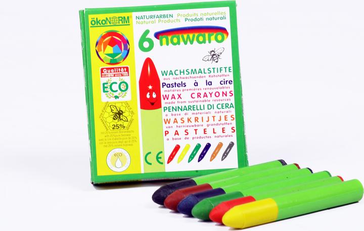 Actual product image ÖkoNorm Wax crayons (6 colours, 6 x)