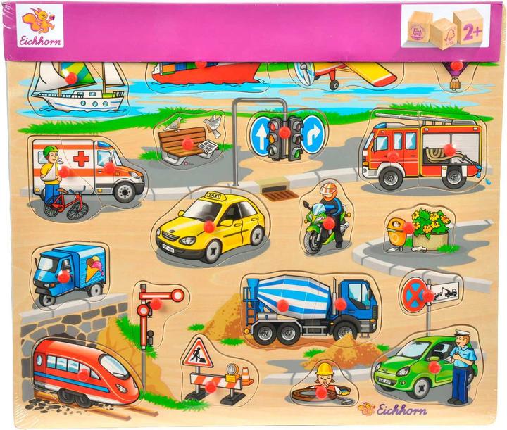 Produktbild Eichhorn Steckpuzzle (23 Teile)