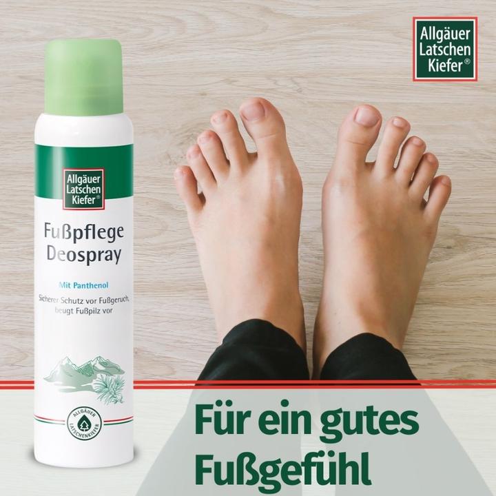 Actual product image Allgäuer Mountain pine foot care deodorant spray, 100 ml solution (Foot cream & foot gel, 100 ml)
