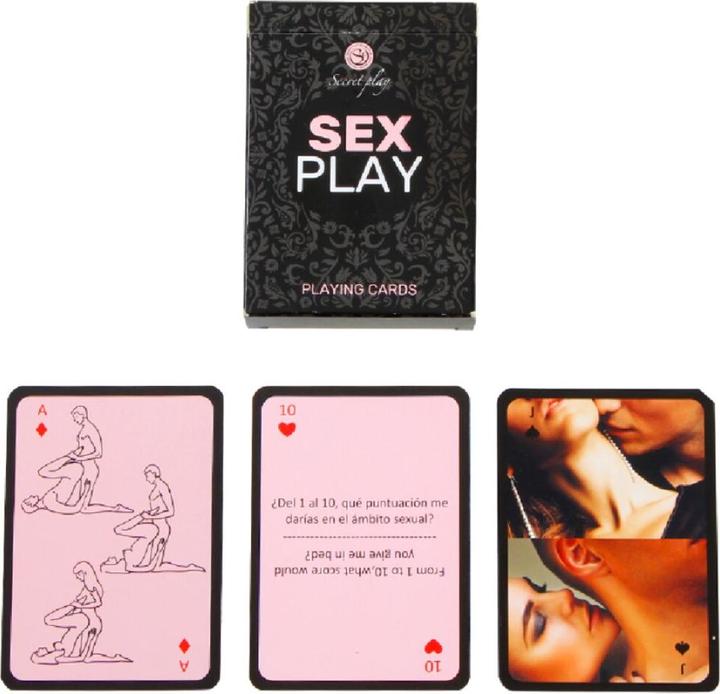 Secret play Secretplay Juego De Cartas Sex Play Es/En (Jeu de cartes, Anglais, Espagnol)
