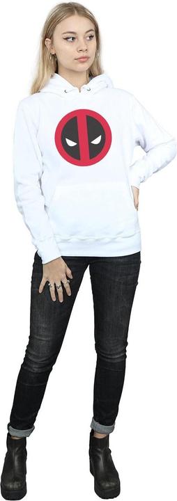Actual product image Womens/Ladies Deadpool Large Clean Logo Hoodie (S)