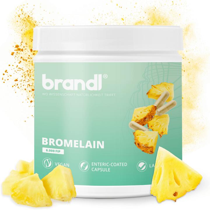 Actual product image Brandl Bromelain Vegan (1 Piece, Capsules, 140 g)