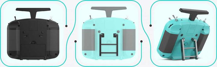 Actual product image FrSky TWIN X14 transmitter 2.4Ghz Verdigris Green without battery, without stand holder, without