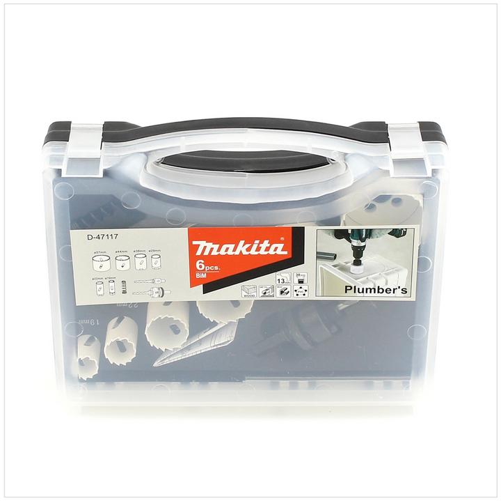 Actual product image Makita Hole saw set sanitary 6tlg (19, 22, 29, 38, 44, 57 mm)
