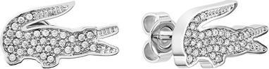 Lacoste - Unique steel earrings with Crocodile crystals 2040142