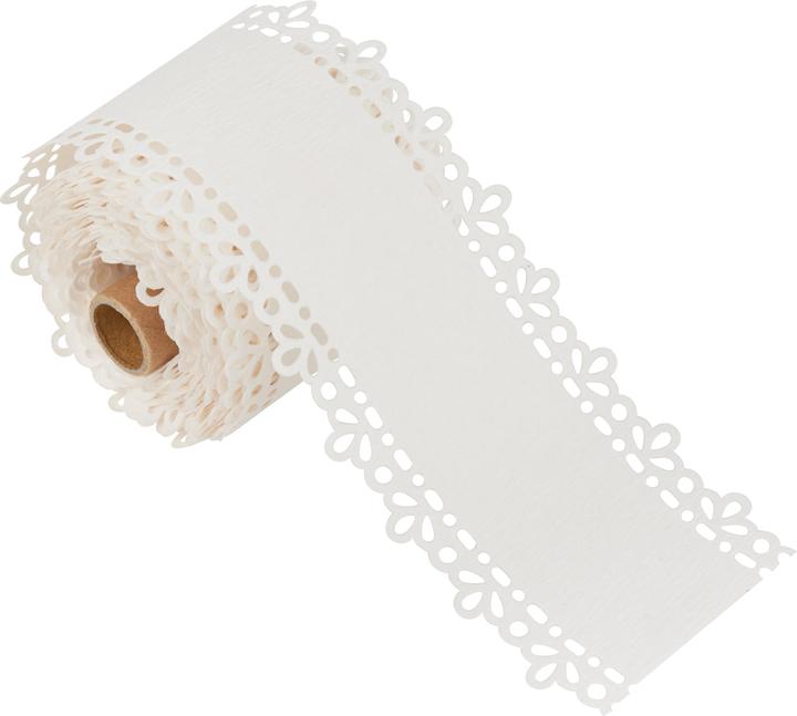 Image du produit Heyda Bordure en dentelle de papier, 3,5 x 200 cm, autocollante (35 mm)