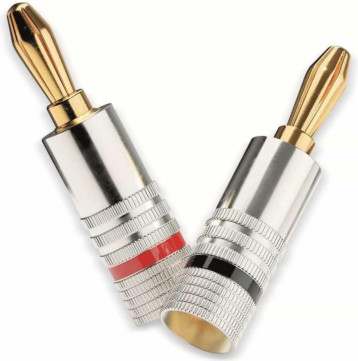 Produktbild Delock PureLink sonero Bananenstecker - schraubbar - 4er Set