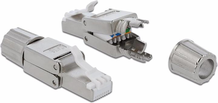 Image du produit Delock Connecteur 86476 1 pièce, gris sans outillage (Câble réseau Connecteur)