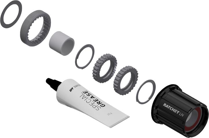 DT Swiss Alu, 3 Pawl in Ratchet, Shimano, 36 T (Disc brake Center lock)