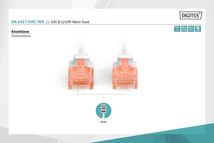 Image du produit Digitus Câble réseau (UTP, CAT6, 0.50 m)