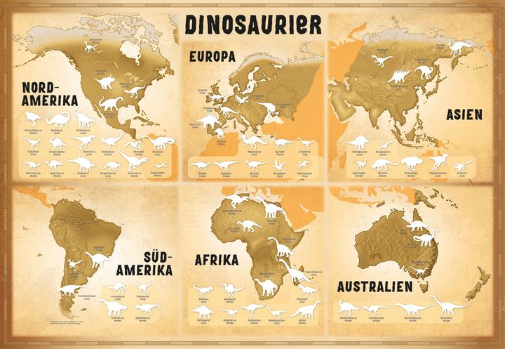 Image du produit Panini Glow-in-the-Dark Dinosaur : Mon grand atlas de broderie
