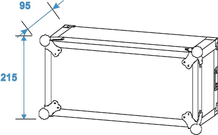 Actual product image Roadinger 19 inch rack 4 U 30109784 Hol (19" Case)