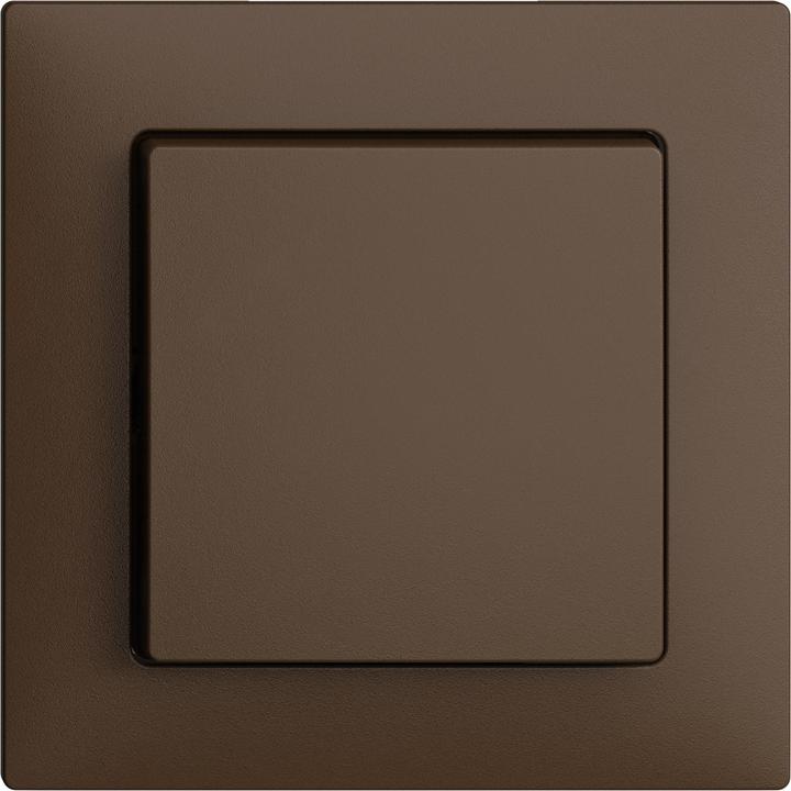 Image du produit Feller Kit de finition interrupteur/bouton-poussoir, bel. coffee