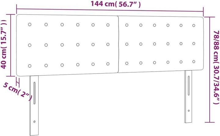 Produktbild VidaXL Kalli (144 x 5 x 88 cm)