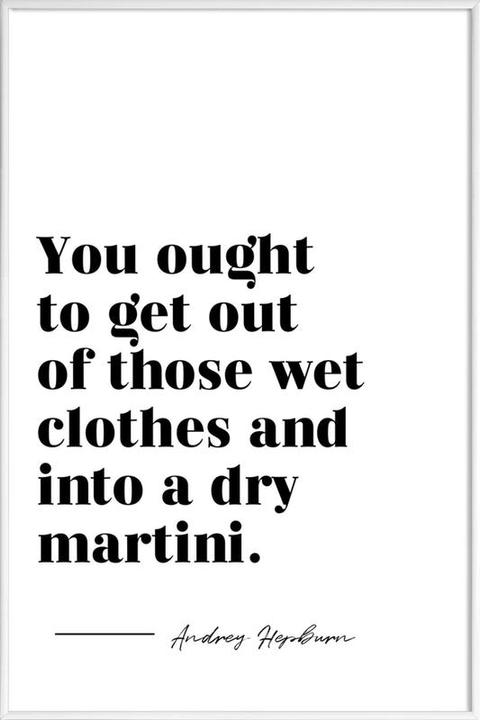 Produktbild Juniqe Dry Martini (30 x 45 cm)
