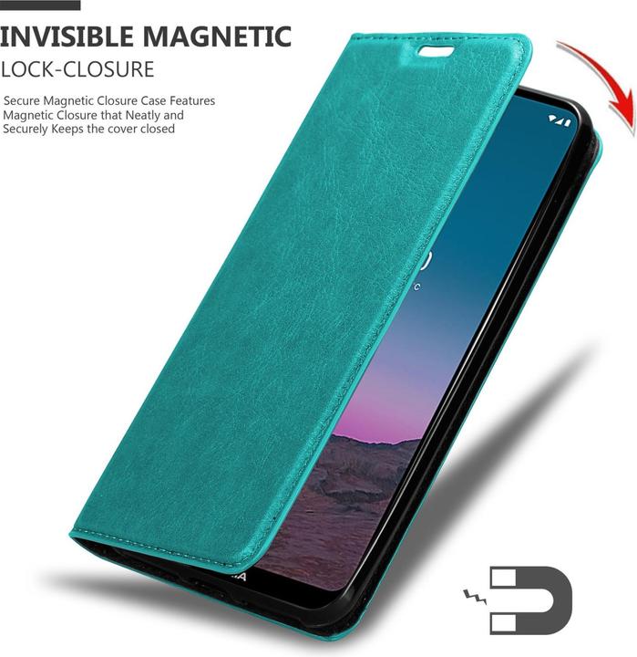 Actual product image Cadorabo Book Invis. Magnet sleeve (Nokia 5.4)