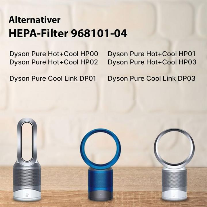 Produktbild Hermex Alternativer HEPA-Filter zu Dyson Pure Luftreiniger Filter 968101-04 (1 x)