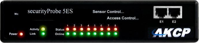 Image du produit AKCP securityProbe5ES, 8 ports