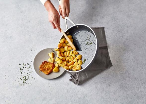 Actual product image Demeyere Alu Industry 3 Duraslide frying pan 30cm non-stick coating (30 cm, Frying pan, Aluminium, Stainless steel)