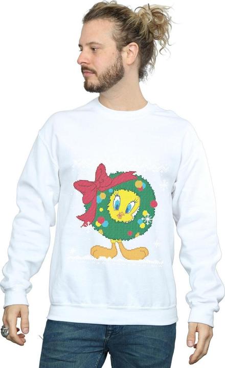 Produktbild Looney Tunes Tweety Pie Christmas Fair Isle Sweatshirt (XXL)