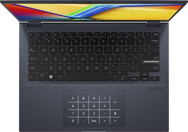 Produktbild ASUS Vivobook S 14 Flip (14", AMD Ryzen 7 7730U, 16 GB, 512 GB, Eng. Int.)