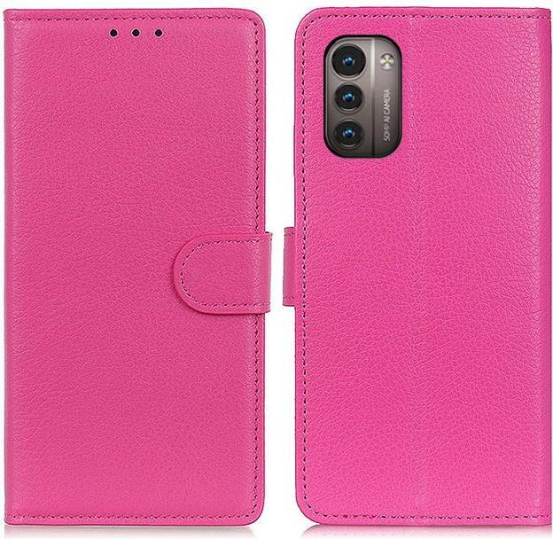 Actual product image MU Classic Litchi Leather Bookcover Series (Nokia G21, Nokia G11)
