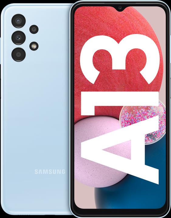 Immagine prodotto Samsung Galaxy A13 (64 GB, Azzurro, 6.60", Doppia SIM, 50 Mpx, 4G)